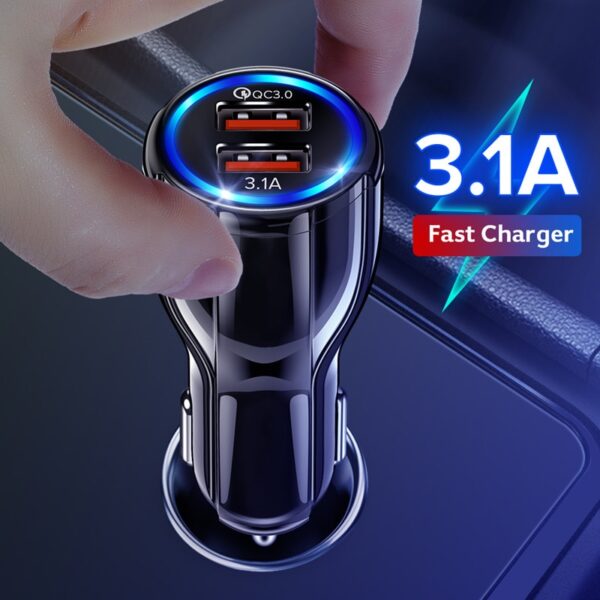 Universal Car Charger with Dual USB - Image 3